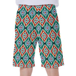 Tribal Navajo Pattern Print Men's Beach Shorts