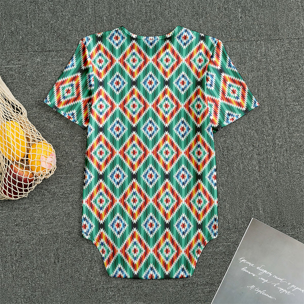 Tribal Navajo Pattern Print Men's Bodysuit