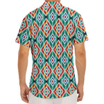 Tribal Navajo Pattern Print Men's Deep V-Neck Shirt