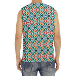 Tribal Navajo Pattern Print Men's Fitness Tank Top