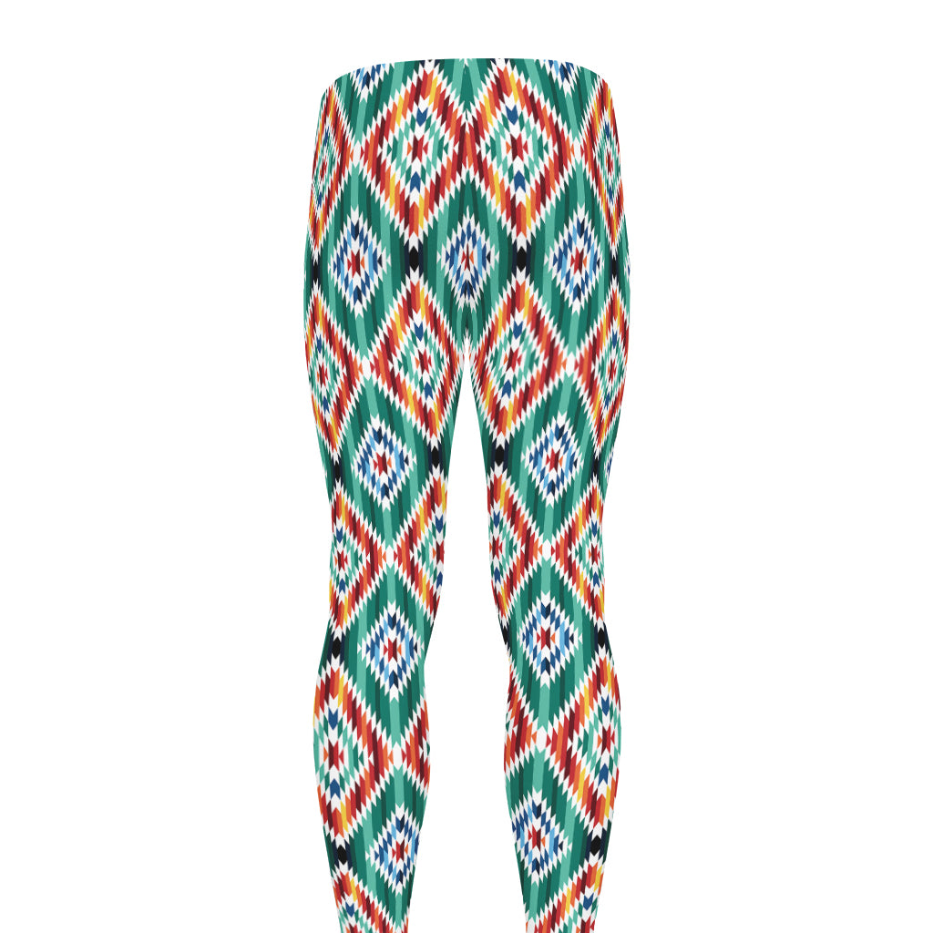 Tribal Navajo Pattern Print Men's leggings