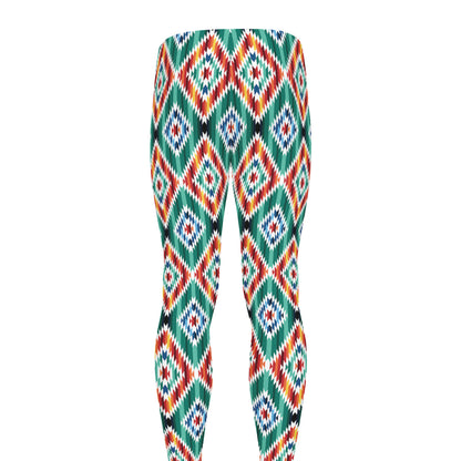 Tribal Navajo Pattern Print Men's leggings