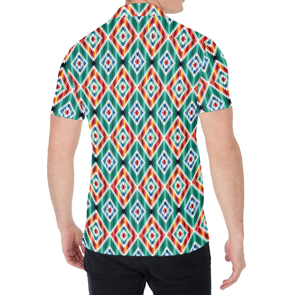 Tribal Navajo Pattern Print Men's Shirt