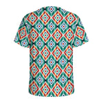 Tribal Navajo Pattern Print Men's Sports T-Shirt