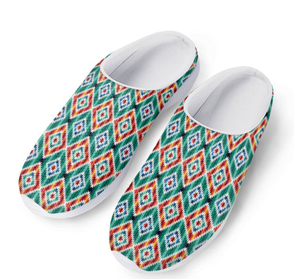 Tribal Navajo Pattern Print Mesh Casual Shoes