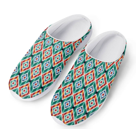 Tribal Navajo Pattern Print Mesh Casual Shoes