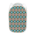 Tribal Navajo Pattern Print Mesh Laundry Hamper