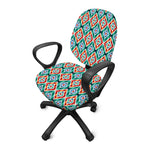 Tribal Navajo Pattern Print Office Chair Cover