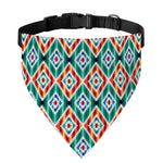 Tribal Navajo Pattern Print Over The Collar Dog Bandana