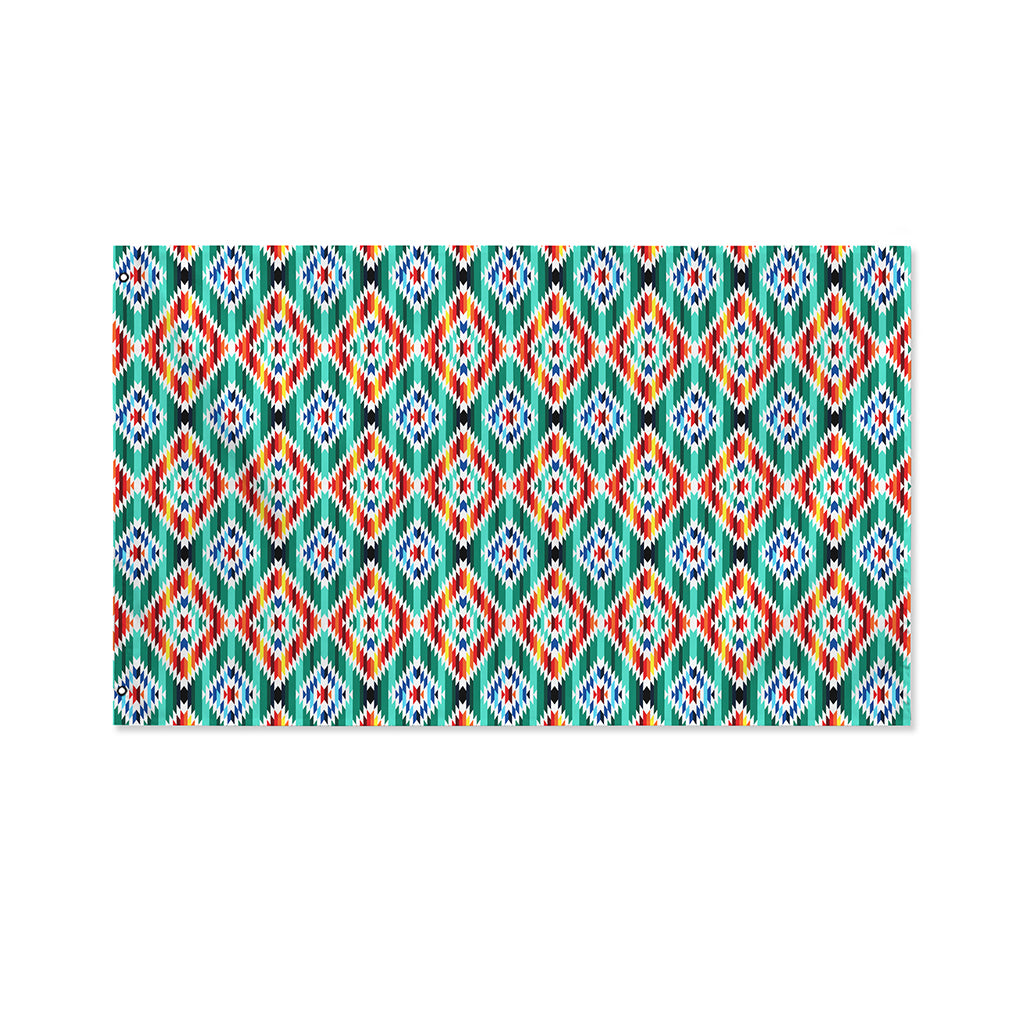 Tribal Navajo Pattern Print Polyester Flag