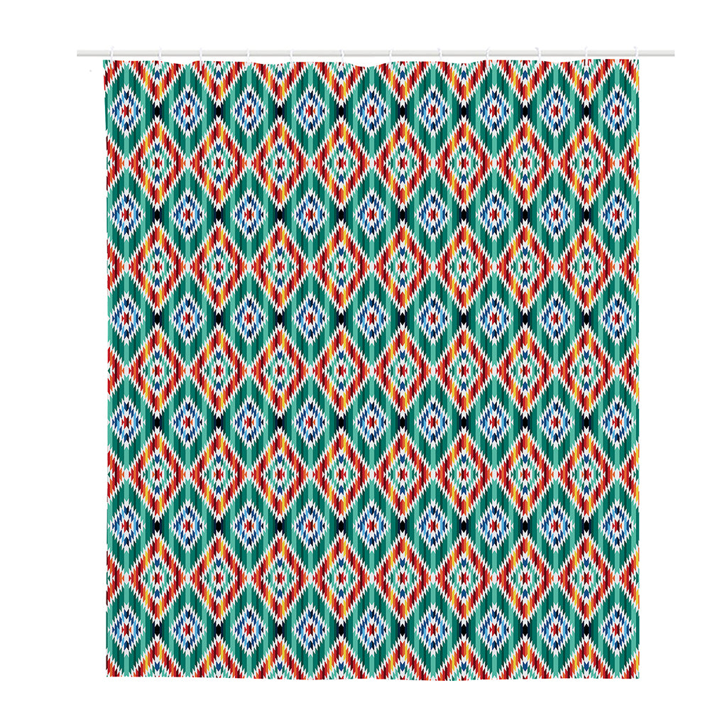 Tribal Navajo Pattern Print Polyester Shower Curtain