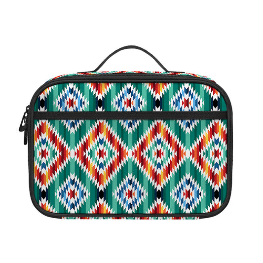 Tribal Navajo Pattern Print Portable Lunch Bag