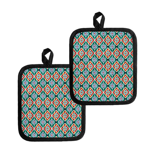 Tribal Navajo Pattern Print Pot Holders