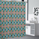 Tribal Navajo Pattern Print Premium Shower Curtain