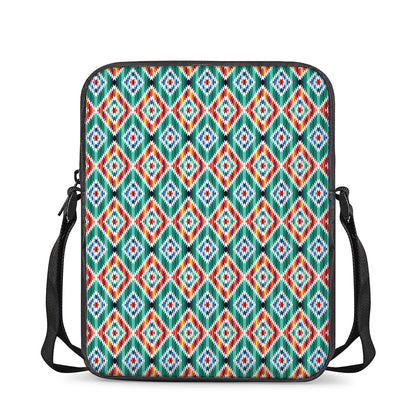 Tribal Navajo Pattern Print Rectangular Crossbody Bag