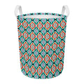 Tribal Navajo Pattern Print Round Laundry Basket