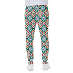 Tribal Navajo Pattern Print Scuba Joggers