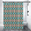 Tribal Navajo Pattern Print Shower Curtain