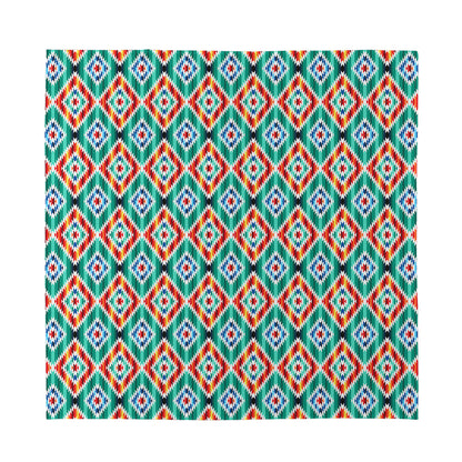 Tribal Navajo Pattern Print Silk Bandana