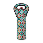 Tribal Navajo Pattern Print Single Neoprene Wine Tote