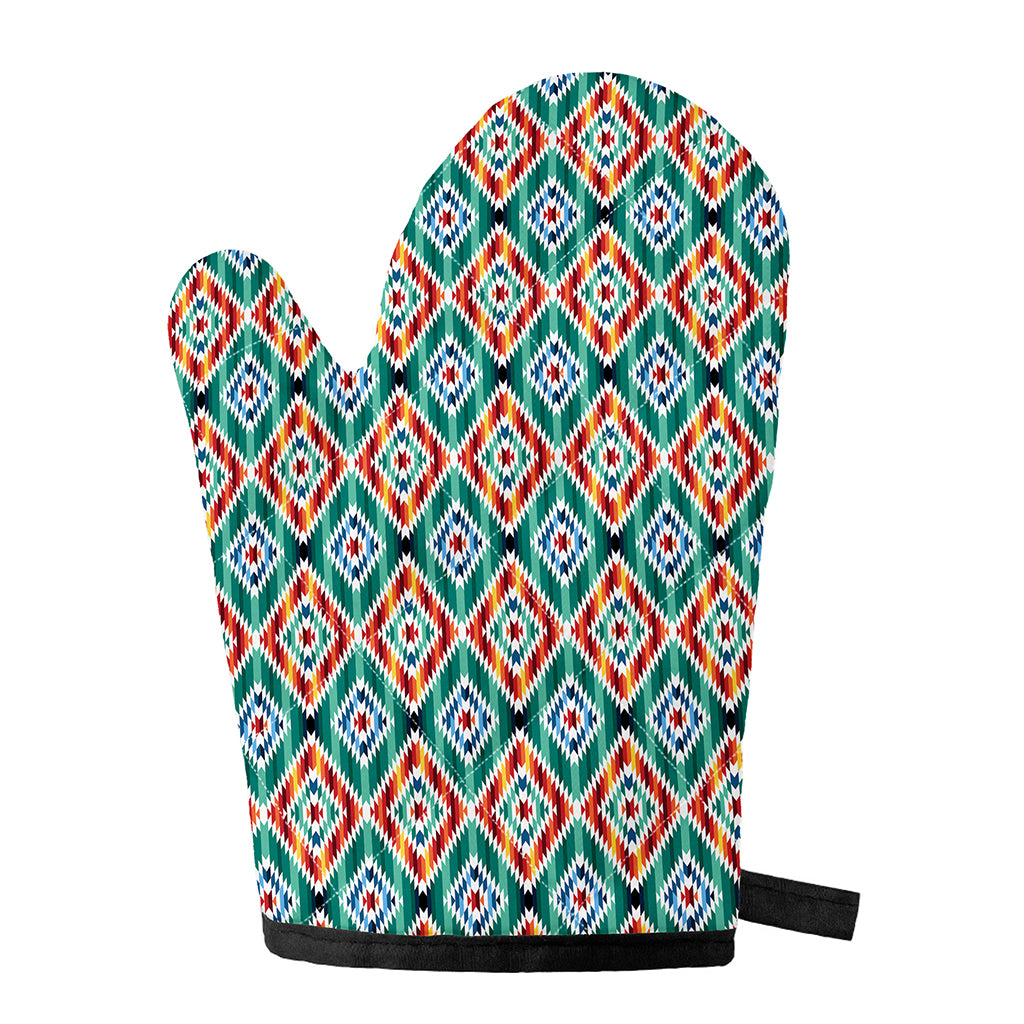 Tribal Navajo Pattern Print Single Oven Mitt