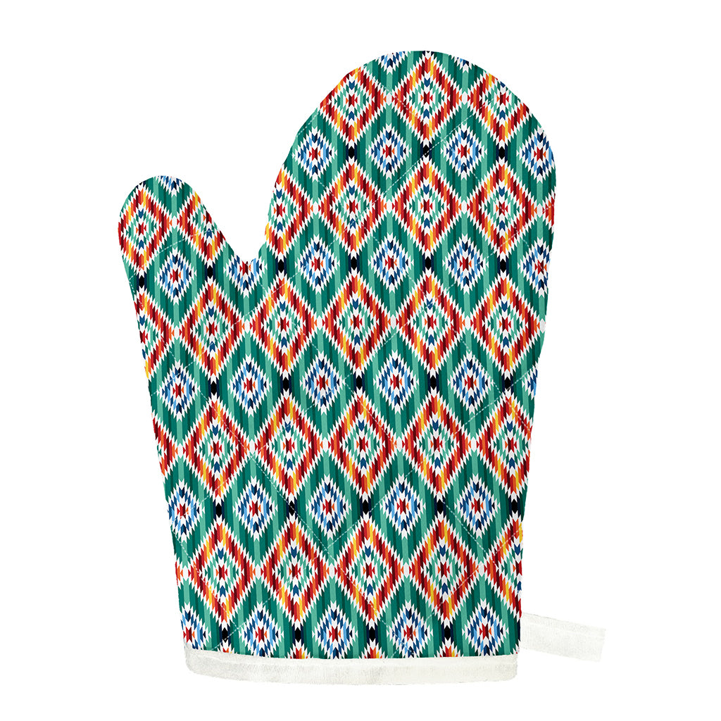 Tribal Navajo Pattern Print Single Oven Mitt