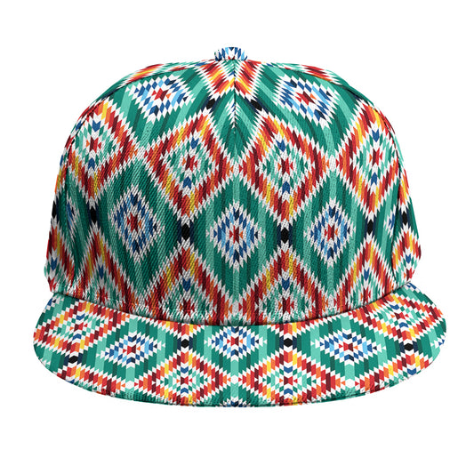 Tribal Navajo Pattern Print Snapback Cap