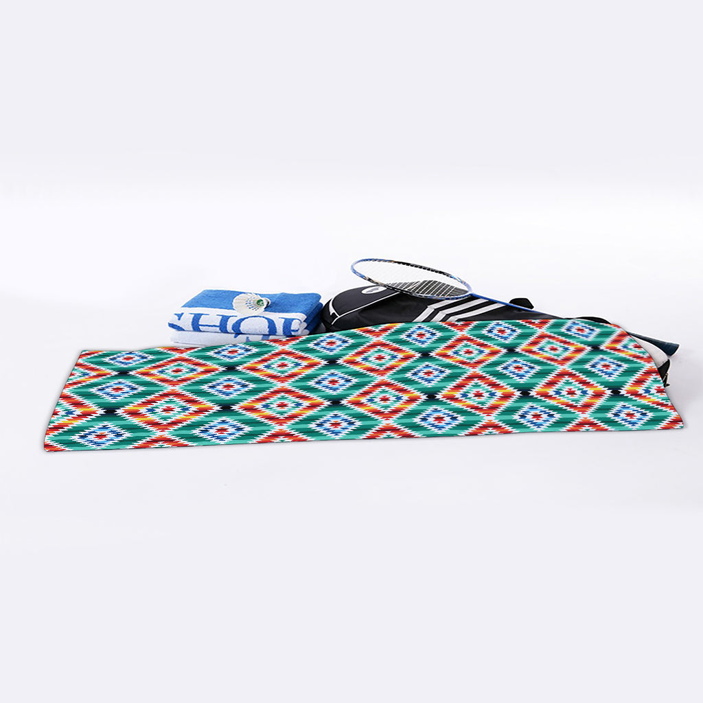 Tribal Navajo Pattern Print Sports Towel