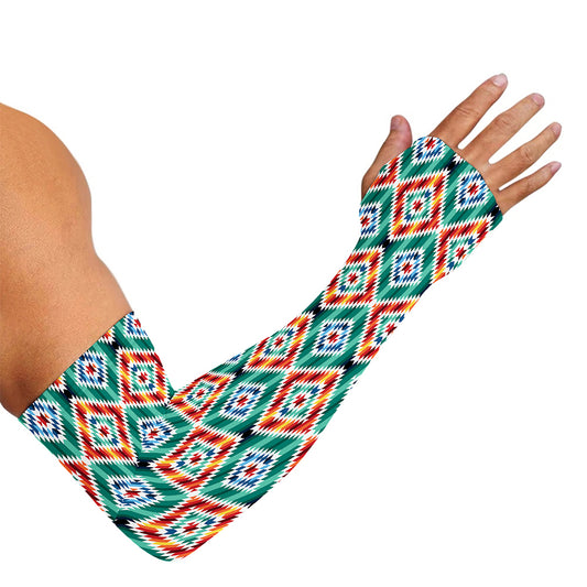 Tribal Navajo Pattern Print Sun Protection Arm Sleeves