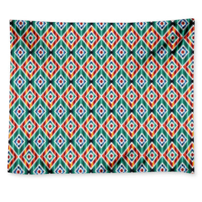 Tribal Navajo Pattern Print Tapestry