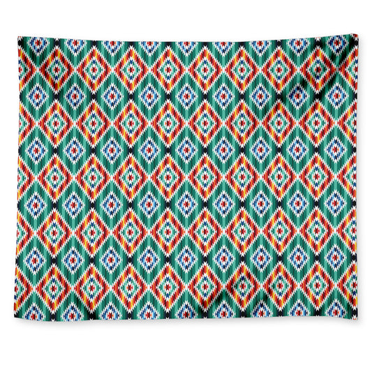 Tribal Navajo Pattern Print Tapestry
