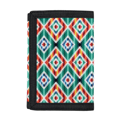 Tribal Navajo Pattern Print Trifold Wallet