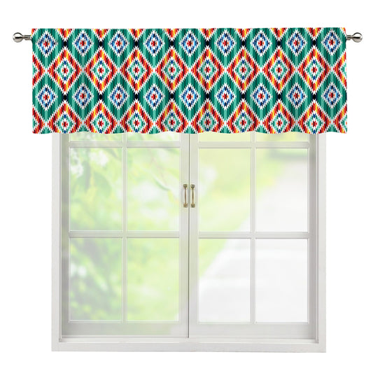 Tribal Navajo Pattern Print Window Valance
