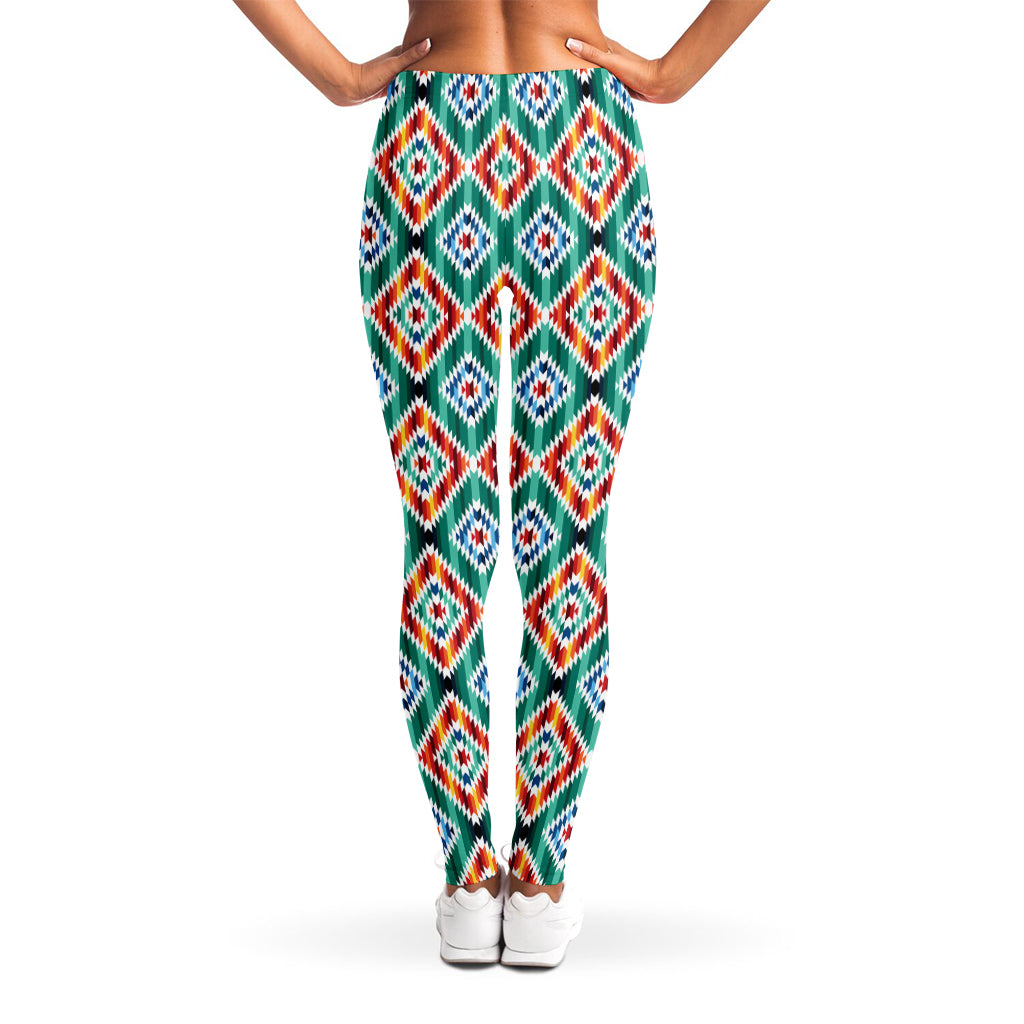 Tribal Navajo Pattern Print Women's Leggings