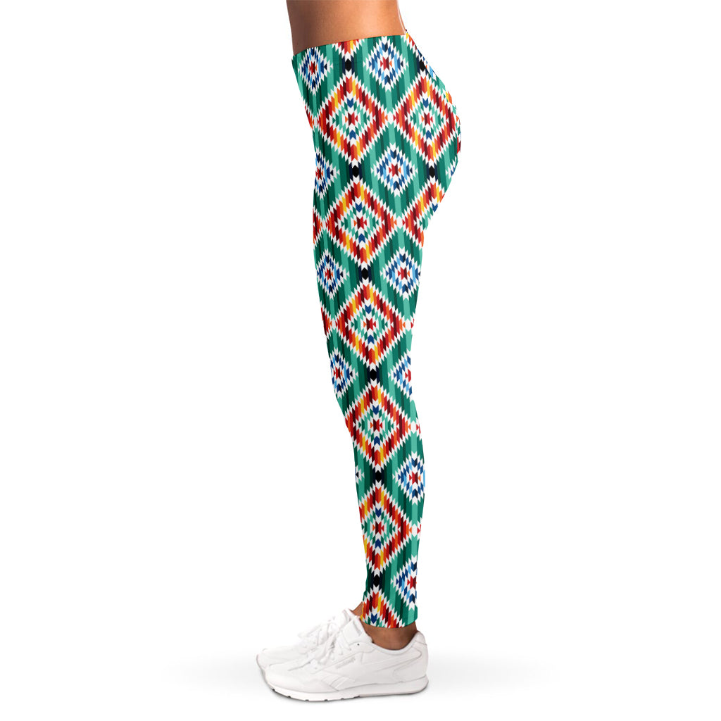 Tribal Navajo Pattern Print Women's Leggings