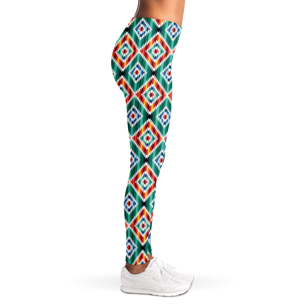 Tribal Navajo Pattern Print Women's Leggings