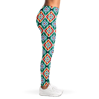 Tribal Navajo Pattern Print Women's Leggings
