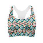 Tribal Navajo Pattern Print Women's Sports Bra