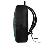 Tribal Sea Turtle Print 17 Inch Backpack