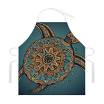 Tribal Sea Turtle Print Adjustable Apron