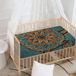 Tribal Sea Turtle Print Baby Crib Sheet