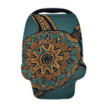 Tribal Sea Turtle Print Baby Seat Cover