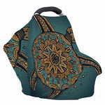 Tribal Sea Turtle Print Baby Seat Cover