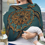 Tribal Sea Turtle Print Baby Seat Cover