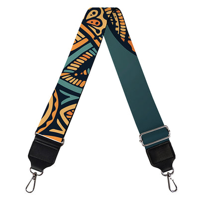 Tribal Sea Turtle Print Bag Strap