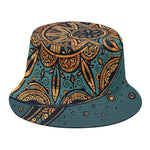 Tribal Sea Turtle Print Bucket Hat