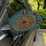 Tribal Sea Turtle Print Car Side Mirror Covers