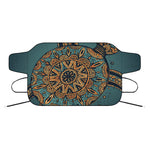 Tribal Sea Turtle Print Car Windshield Snow Cover