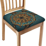 Tribal Sea Turtle Print Chair Cushion Cover