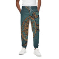 Tribal Sea Turtle Print Cotton Sweatpants